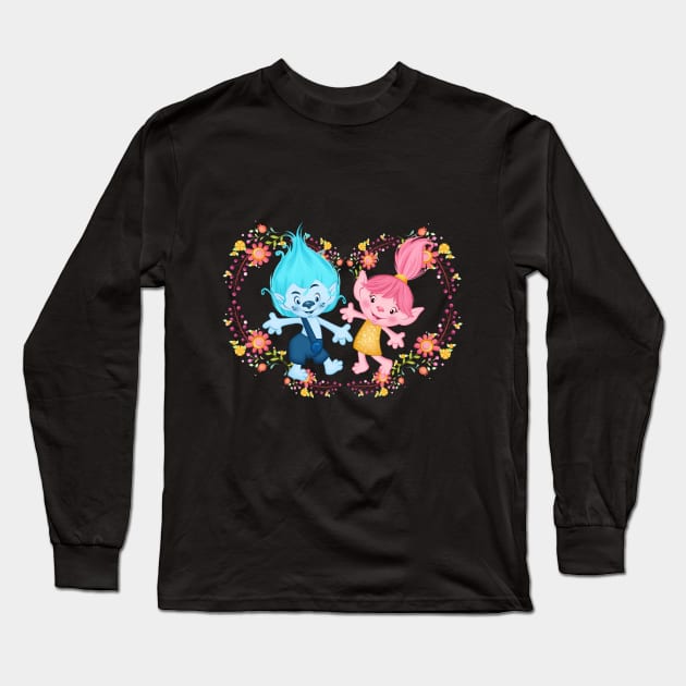 happy mr and mrs Long Sleeve T-Shirt by richhwalsh